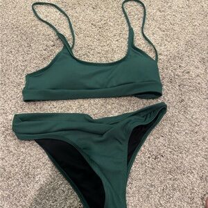 SHEIN Deep Green Bikini Set
